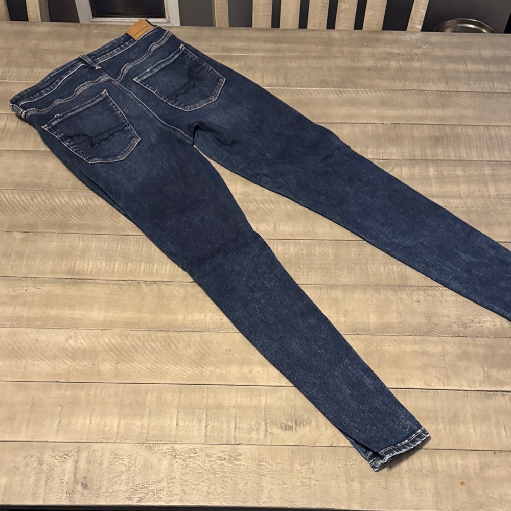 American Eagle Outfitters Next Level Stretch Indigo Skinny Jeans - Picture 4 of 5